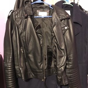 Faux Leather Moto Jacket (Xhilaration)